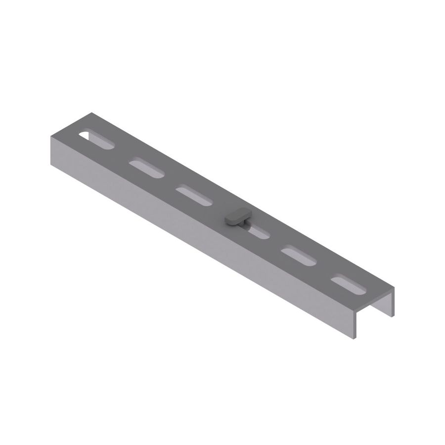 Trägerprofil TF50+, 5850mm schwarz TopFix 200