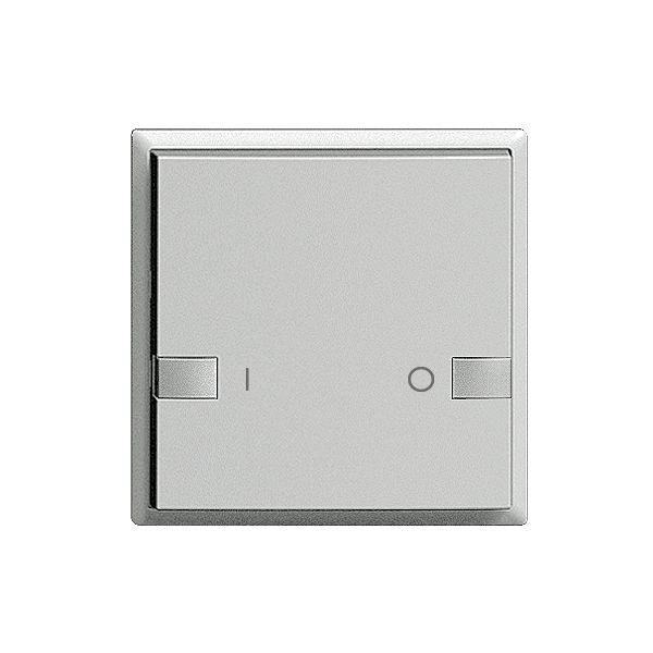 Frontset ON-OFF 1K/1T ZEP 60×60mm silver