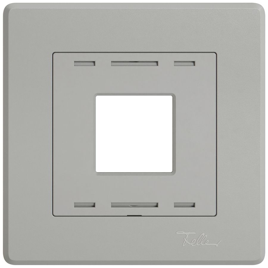 UP-Abdeckset EDIZIO.liv Wiser SNAPFIX® Thermostat hellgrau