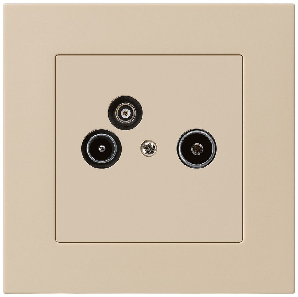 UP-Antennendose R/TV-Daten kallysto.pro 19dB beige