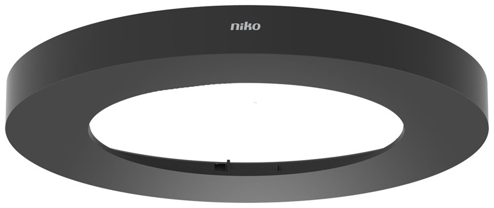 Dekoring Niko für UP-Melder P4XMR schwarz