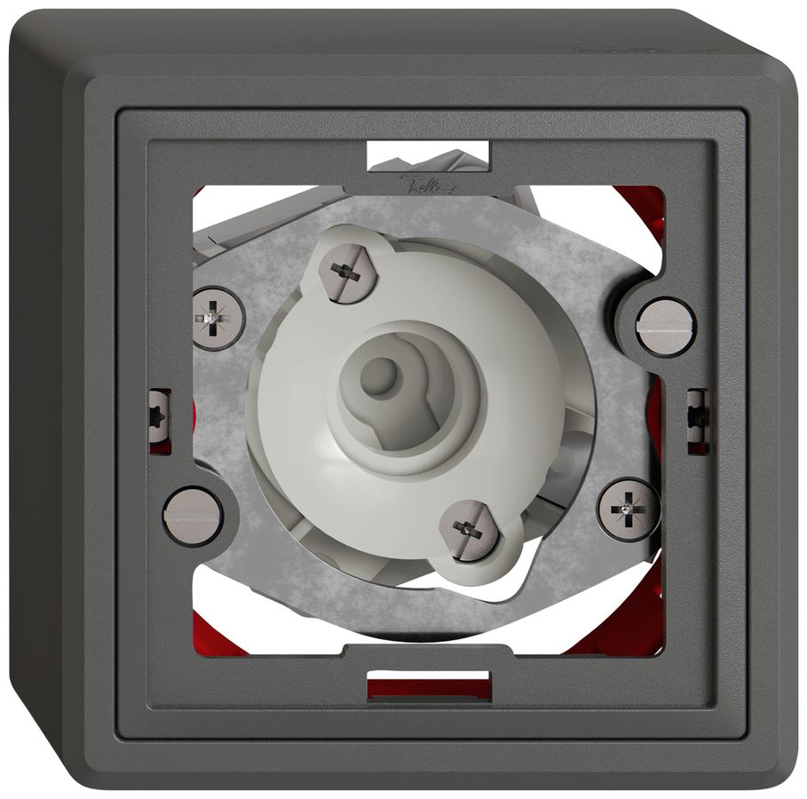 AP-Signallampe EDIZIO.liv SNAPFIX® 250V ohne Kalotte ohne Lampe dgu