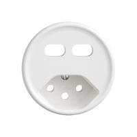 Montageset STANDARDdue SNAPFIX® für Kombination USB C+C/Steckdose T13 ws