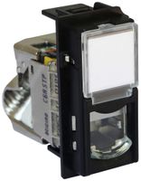 Datendose Living Now Kategorie 6A STP 1 Modul schwarz