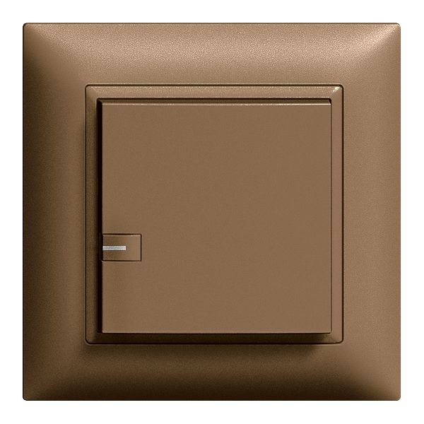 UP-Taster ZEP Universaldimmer 1K/1T mit LED EDIZIOdue coffee