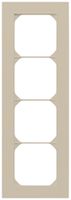 UP-Abdeckrahmen kallysto.pro 4×1 beige 94×274mm