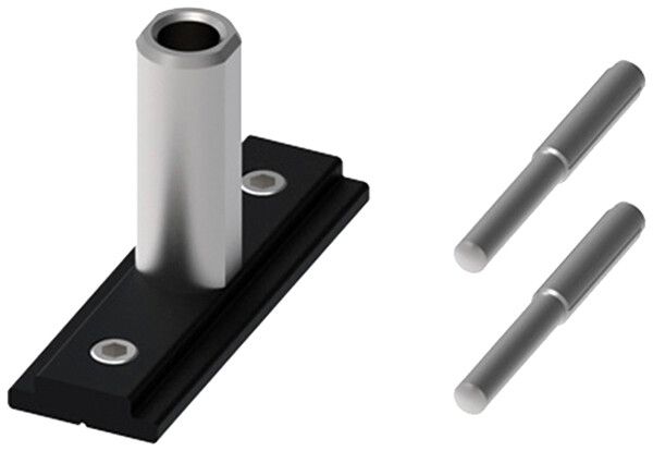 Supporto per sospensione Sylvania Lytespan ROUND alluminio 40mm nero