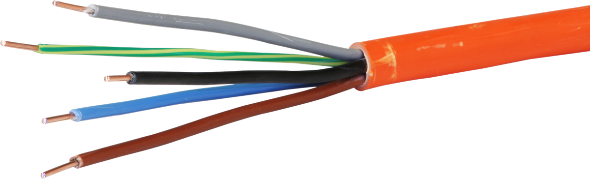 Sicherheitskabel FE180/E30 5×1.5mm² 3LNPE orange