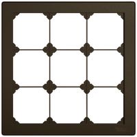 UP-Abdeckrahmen EDIZIO.liv SNAPFIX® 3×3 216×216mm br