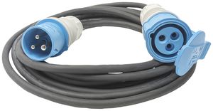 Verlängerungskabel Steffen GdV 3×2.5mm² 20m CEE16/CEE16 für Industrie schwarz