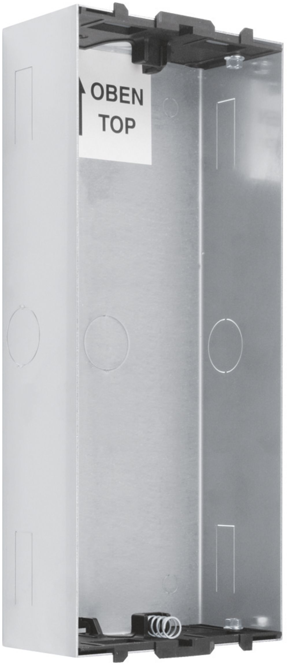UP-Gehäuse für Türsprechanlage Hager elcom.one 218×92×47mm Edelstahl