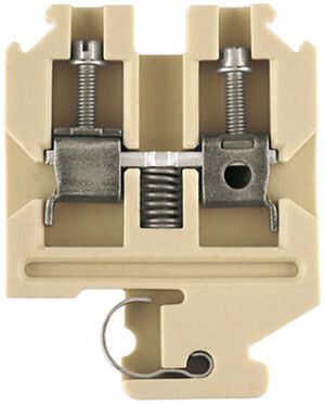 Durchgangs-Reihenklemme Weidmüller SAKK Schraubanschluss 4mm² Keramik TS32 weiss