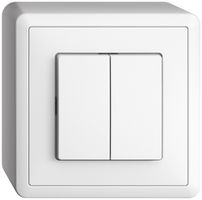 AP-Druckschalter EDIZIOdue 1/3+3/1P weiss