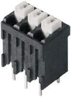 Morsetto circuito stampato WM LSF-SMT 3.81 3L 180° pin a sald.3.5mm PUSH IN Tube