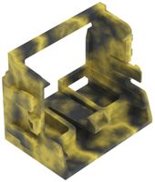 Adaptateur de fixation WAGO 221 sans décharge de traction 10L×4mm² pied gr/jn