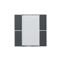 Frontset Hager kallysto 4×KNX anthrazit