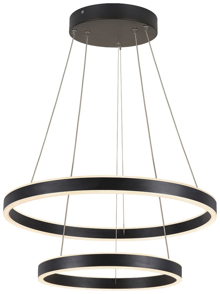 LED-Pendelleuchte SLV ONE DOUBLE UP/DOWN PHASE 35W 1230lm 2700/3000K schwarz