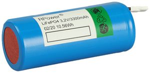 Ersatz-Akku RPower für Sicherheitsbeleuchtung LiFePO4 3.2V/3300mAh