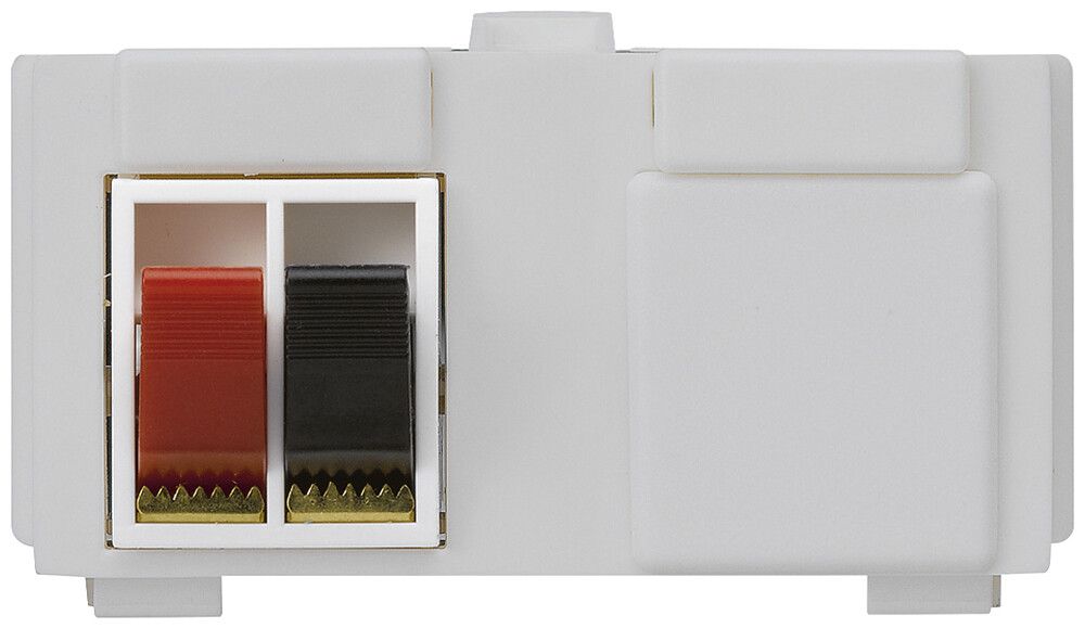 Modulo multimedia M3 con 2×LS morsetti rosso/ne kallysto grigio chiaro