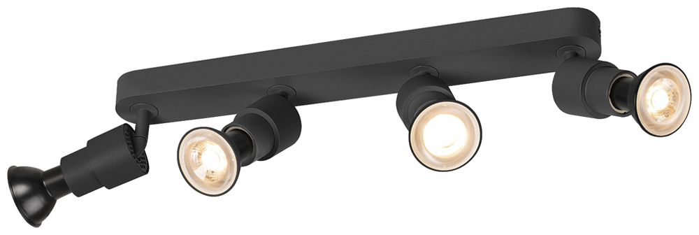 Spot SLV PURI 2.0 Basic CW GU10 4×6W DIM 365×42×96mm schwarz