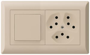 UP-Kombination kallysto.line 3/1P+3×T13 beige horizontal