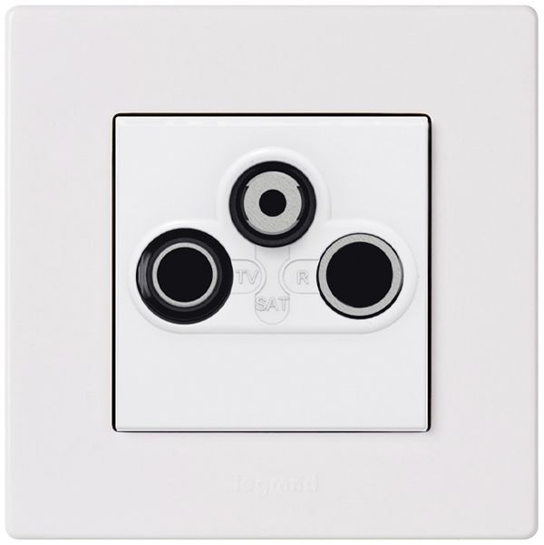 AP-Antennen-Steckdose ATO TV-R-SAT 1.5dB weiss