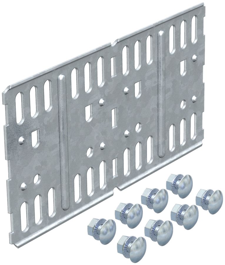 Raccordo longit./squadra Bettermann 85mm p.canale MKS zincato caldo immersione