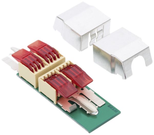 Kopplermodul R&Mfreenet, Kat.6A EasyLock, geschirmt