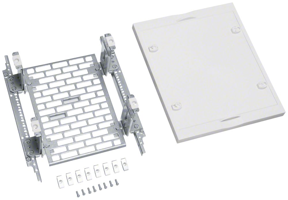 Kit Hager univers N 300×250mm avec plaque de montage perforée