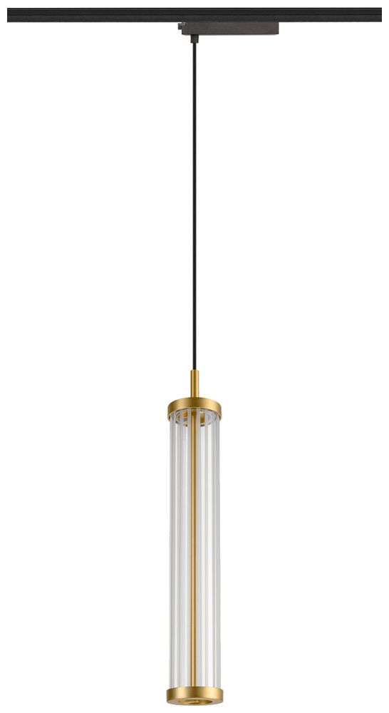 LED-Pendelleuchte SLV QUIMERA AD1PH 8W 330lm 927 DIM Ø76×470mm Messing