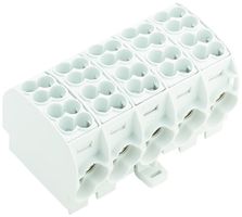 Blocco di distribuzione WM WPD 501 5P 152A 10×ingr 10×usc 1.5…25mm² 1.5…25mm²