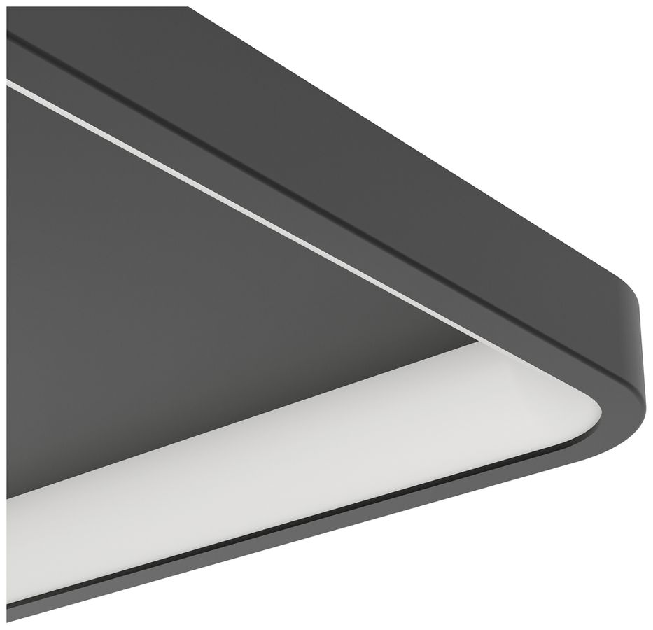 Plafonnier LED Eglo LORETELLO-Z 23W 0…2500lm 2700…6500K VAR 350×75mm noir