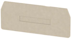 Abschluss-/Zwischenplatte Weidmüller ZAP/TW6/3AN 90×45mm beige