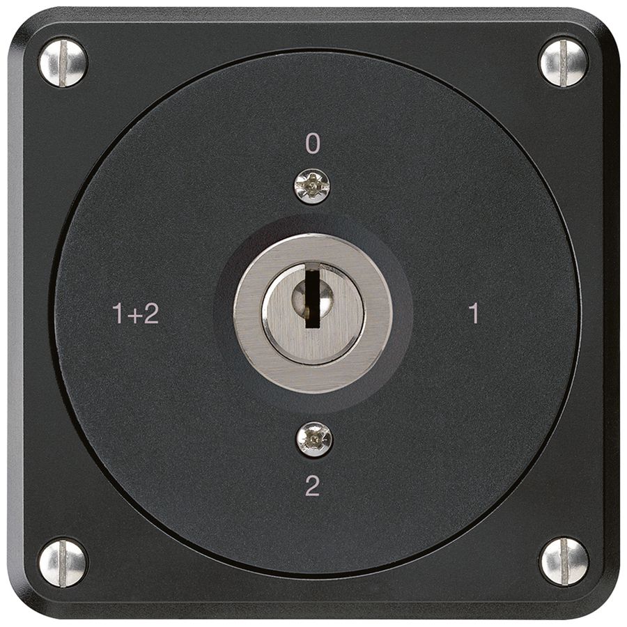 Interrupteur à clé ENC robusto sans clapet 1/1P noir