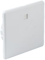 Steckdeckel R&M 115×115mm weiss