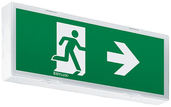 Lampada di emergenza ESYLUX SLX 14 LEDi Flat 24…230V, bianco