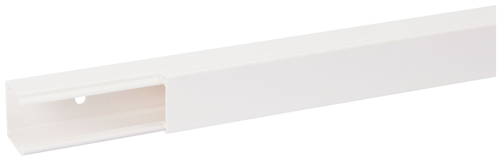 Canale d'installazione HF 25×25×2000mm materiale sintetico bianco IP3X