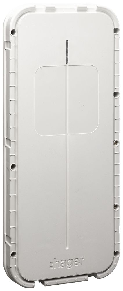 Couvercle Hager XEVS120 pour borne de charge witty face avant
