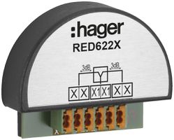 UP-Audio/Video-Verteiler Hager 2-fach 2-Draht, für Türsprechanlage