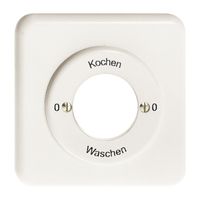 Kit front. 0-Kochen-0-Waschen per interr.rot.a chiave bianco