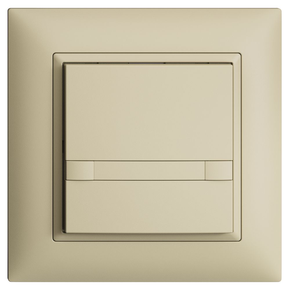 UP-KNX-Taster RGB EDUE FMI, 250mW, o.LED, m.Papier, 1×Taste, 2×Tastenb., van