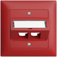 Kit di montaggio INC S-One EDIZIOdue FMI per 2×RJ45 obliquo, berry