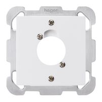 UP-Montageset für 1 XLR weiss kallysto