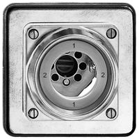 Interruttore rot. INC umid.3/1P Al natura per serrat. senza cilind