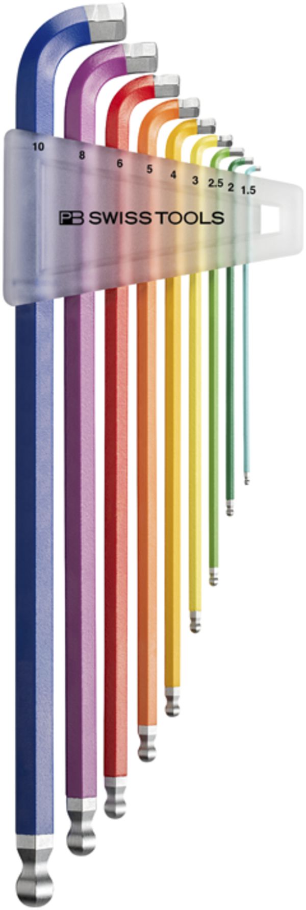 Stiftschlüssel-Satz PB 2222 LH-10 RB 1.5, 2, 3, 4, 5, 6, 8, 10