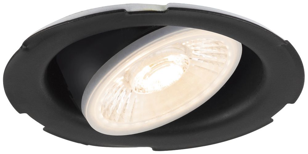 Downlight LED SLV UNIVERSAL 5/8W 560lm 2700/3000/4000/6500K VAR orientable noir