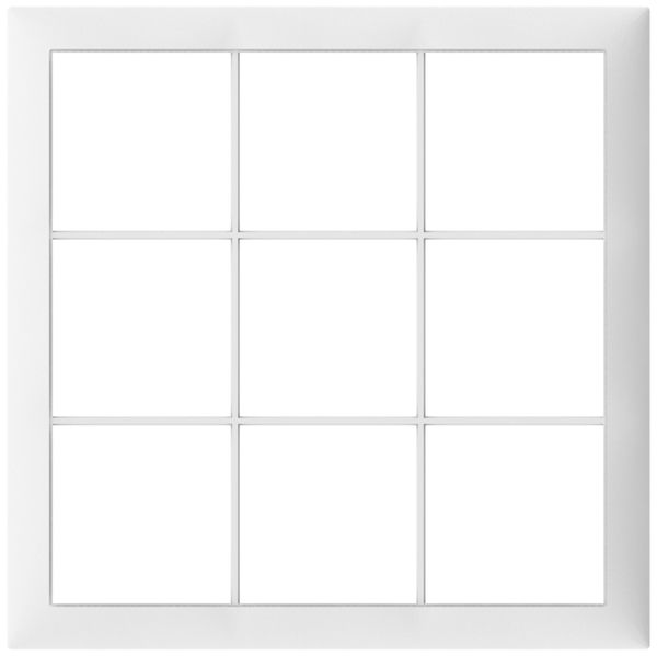Telaio di copertura SIDUS 3×3 bianco