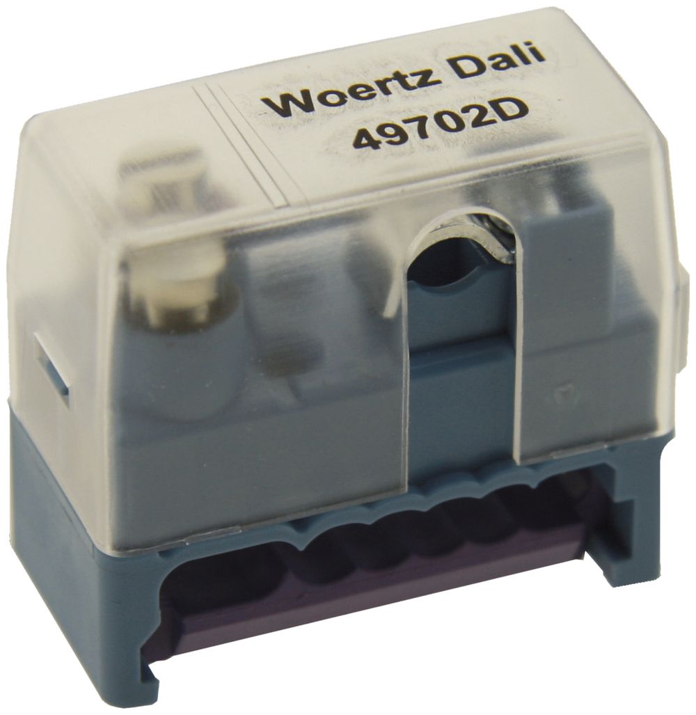 Scatola di raccordo Woertz per cavo piatto DALI 5×2.5+2×1.5mm² 2P-bus