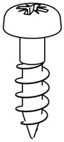 Kreuzschlitzschraube Weidmüller PTSC KB40X14