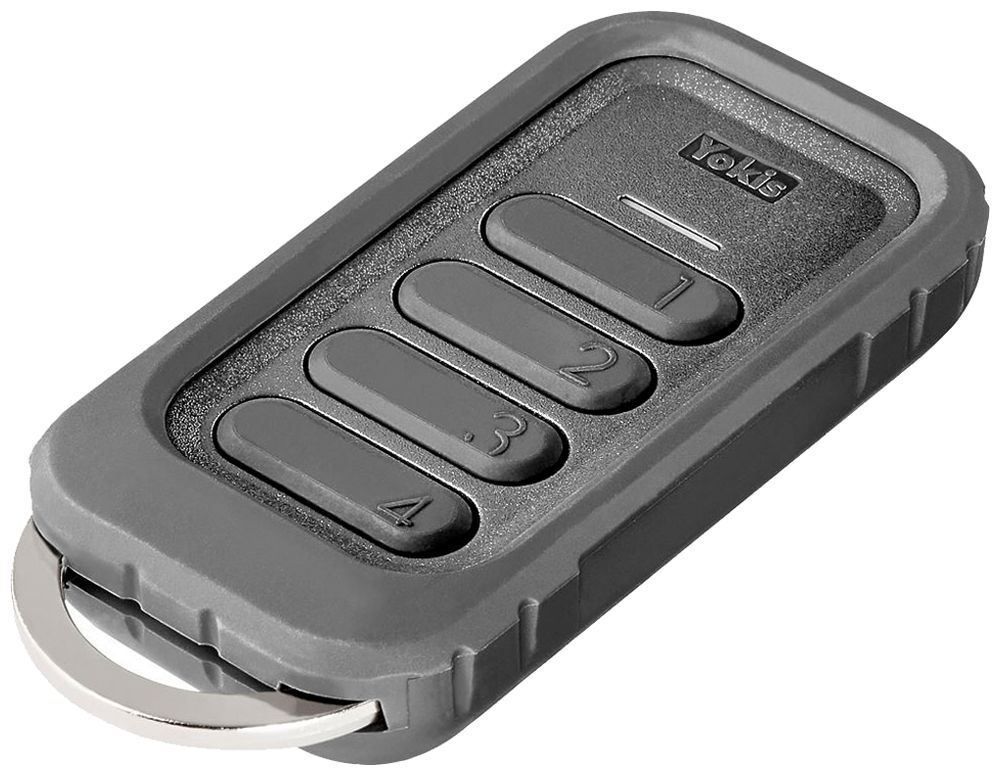 RF-Handsender YOKIS TLC4TP 4 Tasten 2.4GHz grau